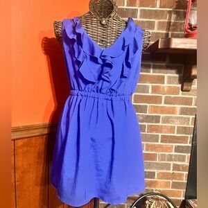 BeBop Vibrant Blue Dress Size L GUC